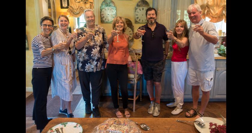 Donna and Bill Kurtis party