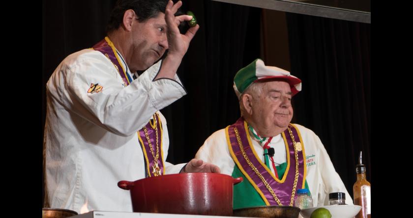 Chefs Greg Reggio and Goffredo Fraccaro