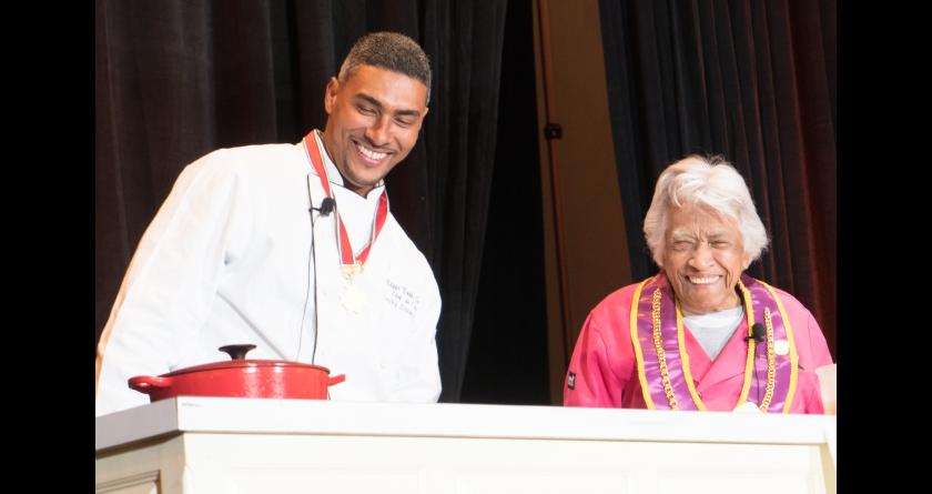 Chefs Look Chase IV and Lea Chase
