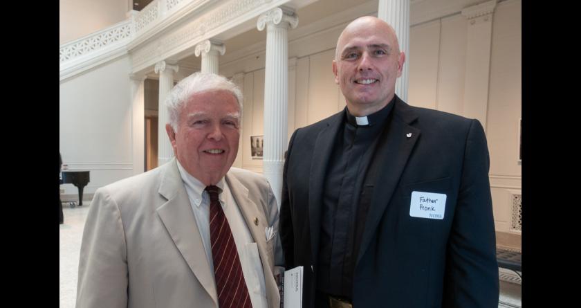 Frank Stewart and Father Fronk SJ