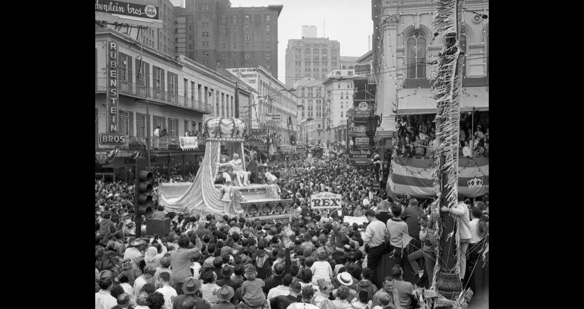 Rex Parade reaches Canal Street