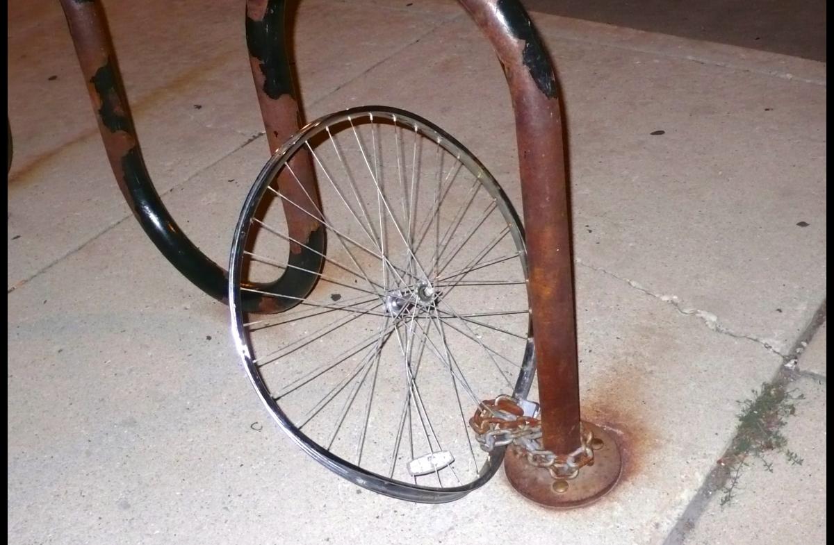 Bicycle Rack, with lock works