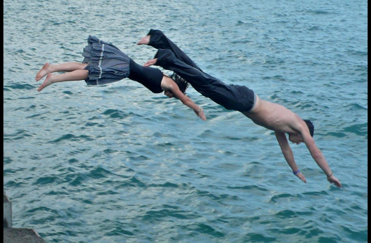 Diving anyway