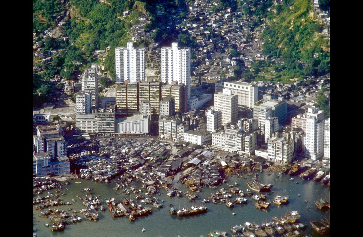 Landing in Hong Kong