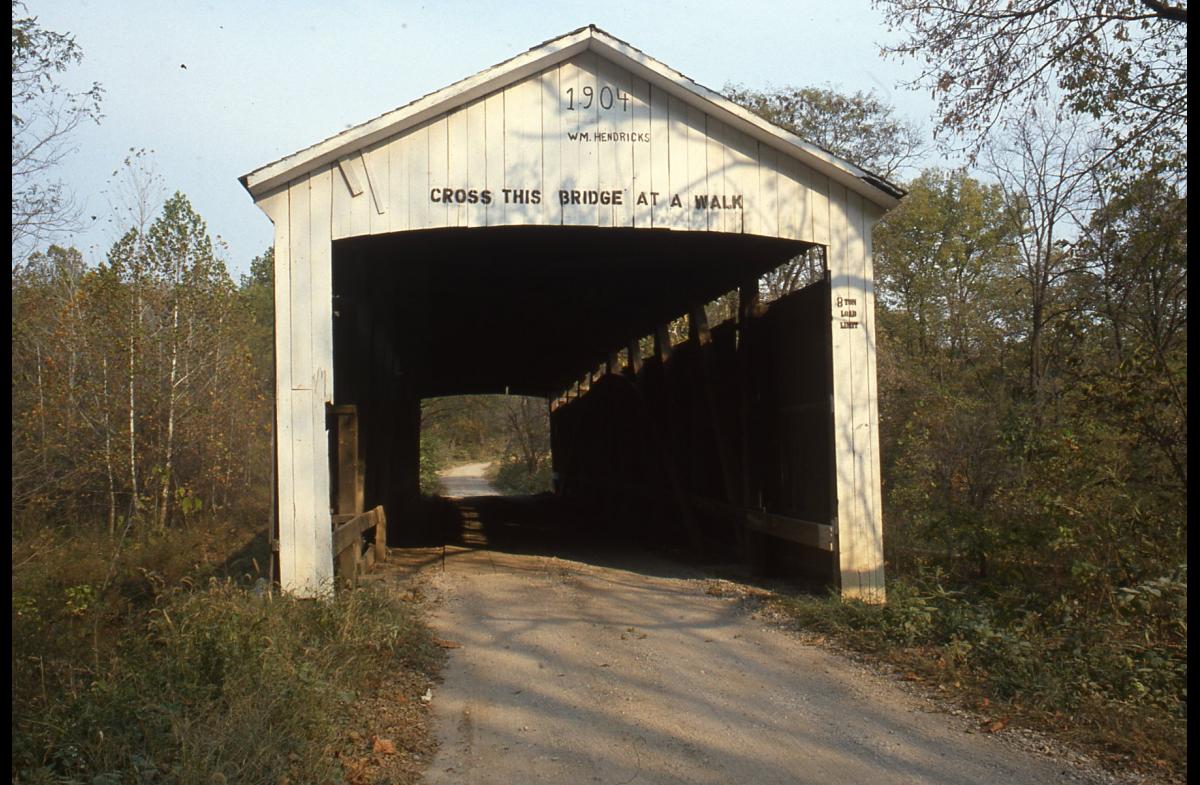 Cross bridge at a walk!
